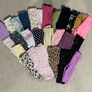 Baby girls pants lot 27 pieces 6-9 months